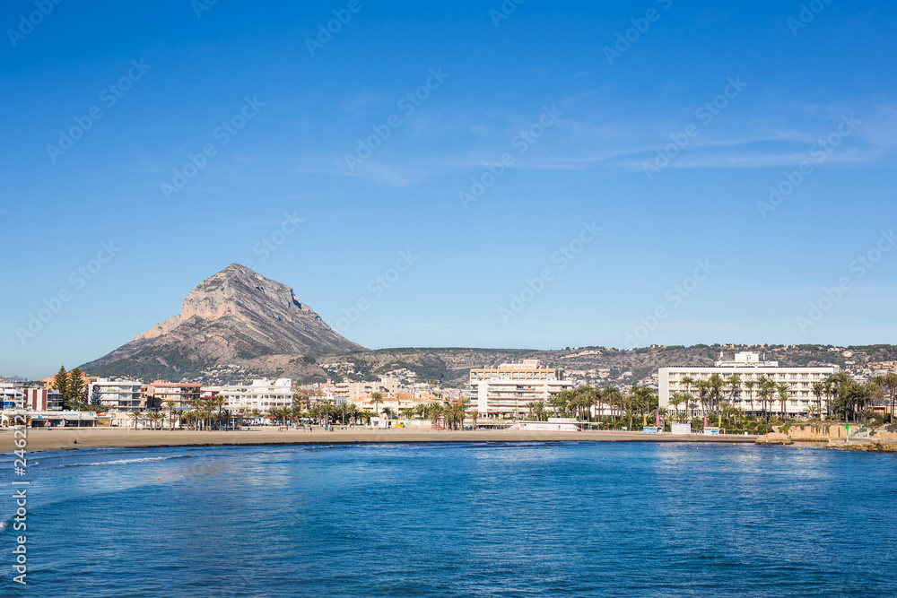 Javea Xabia village in Mediterranean sea of Alicante, Spain