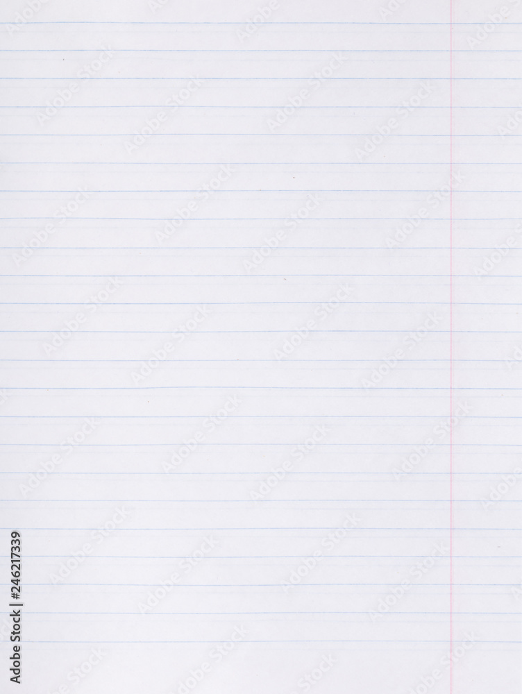 Paper notebook with lines. Copy space. Education concept Paper notebook with lines. Copy space. Education concept