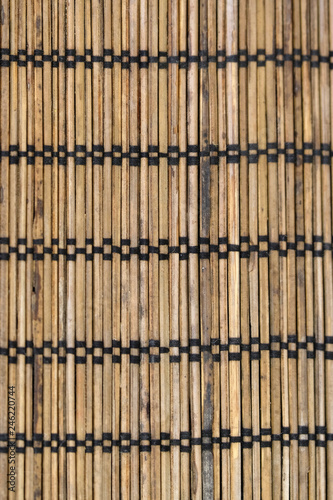 Background with the image of bamboo mat