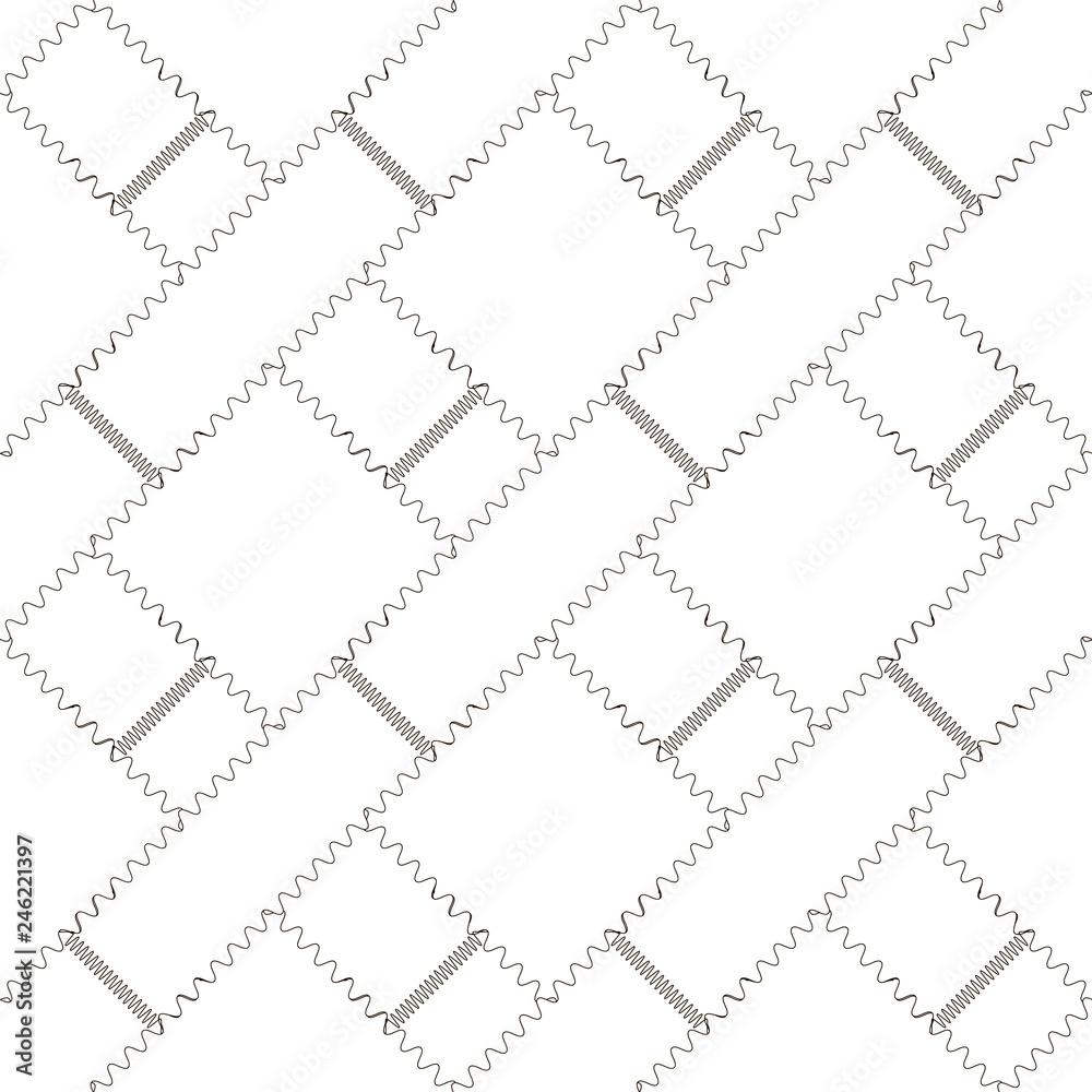 Naklejka premium Vector seamless pattern. Modern stylish texture. Repeating geometric pattern tiles with staggered squares.