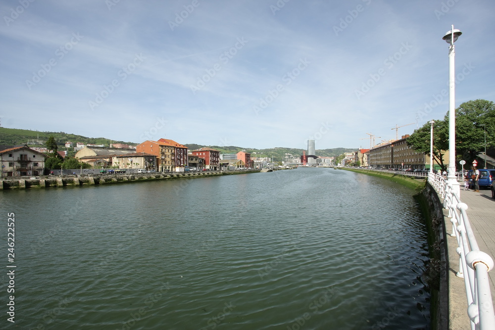 Obraz premium Ujście Bilbao