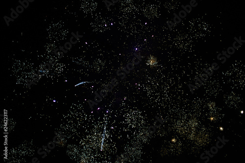 fireworks in the sky