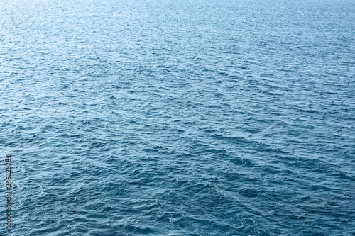 Blue and bright water surface of the Atlantic ocean. © Roman Rvachov