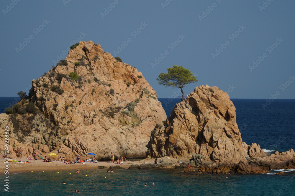 Fototapeta premium rock and sea