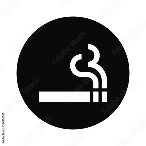 Smoking vector icon