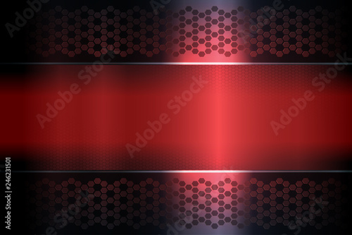 Red dark abstract geometric background with mesh lattice