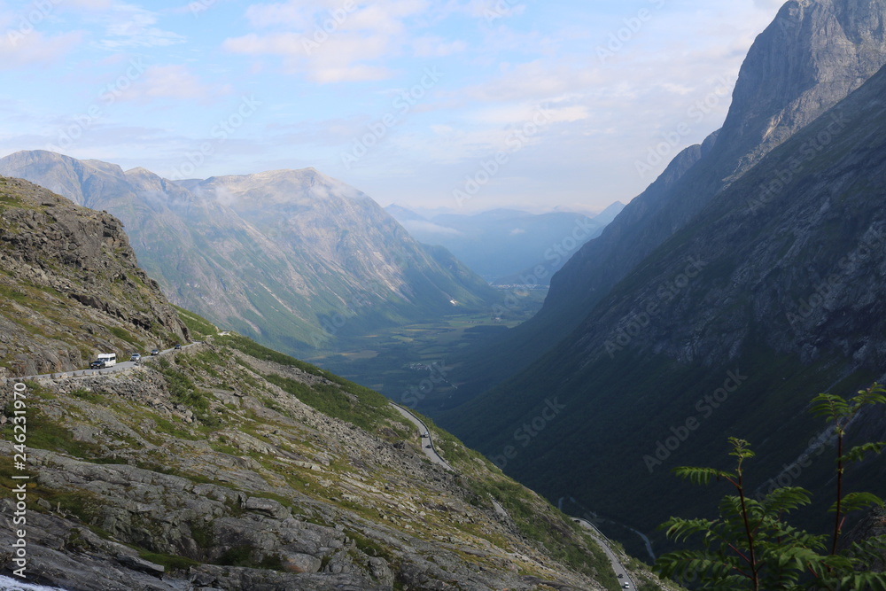 Fototapeta premium Norwegian canyon landscape #1