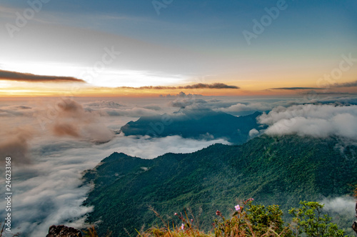 Über den Wolken auf den Bergen - Thailand Asien © marc