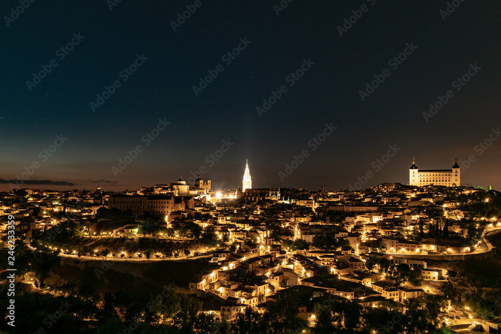 Night View of Toledo