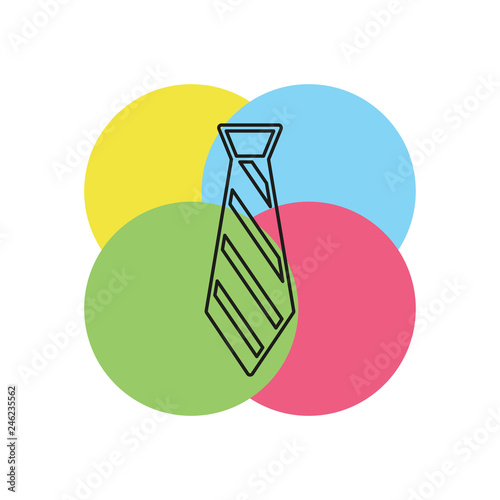 vector tie, textile apparel fashion isolated