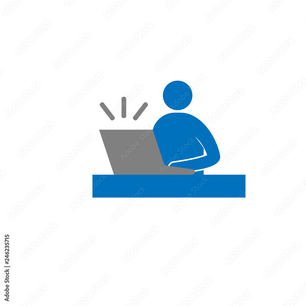 Computer, man and student icon. Element of education icon for mobile concept and web apps. Detailed Computer, man and student icon can be used for web and mobile Computer, man and student icon. Element of education icon for mobile concept and web apps. Detailed Computer, man and student icon can be used for web and mobile