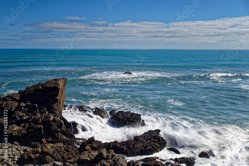 Cape Foulwind, Westport on New Zealand's rugged west coast.
