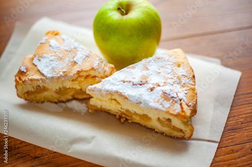 sponge cake with apples,Apple pie,pie with apples,apple dessert,apple cake,fruit pie ,fruit biscuit with powder