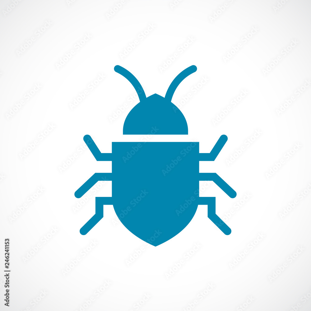 Bug vector icon Bug vector icon