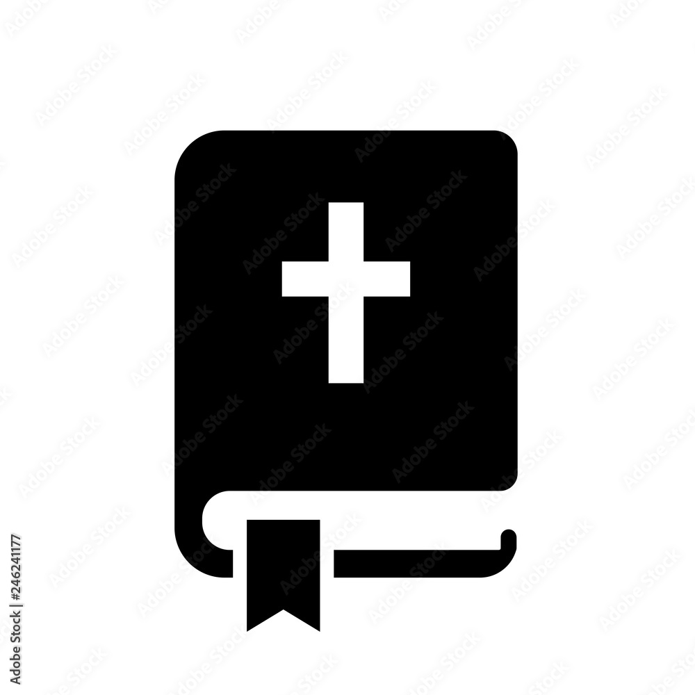Holy Bible vector icon