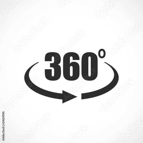 360 degree panoramic view icon