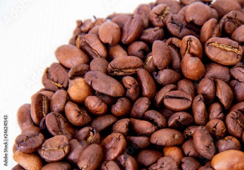 Coffee beans background. 