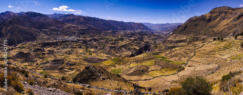 Wide, detailed Landscape in the andes, Peru