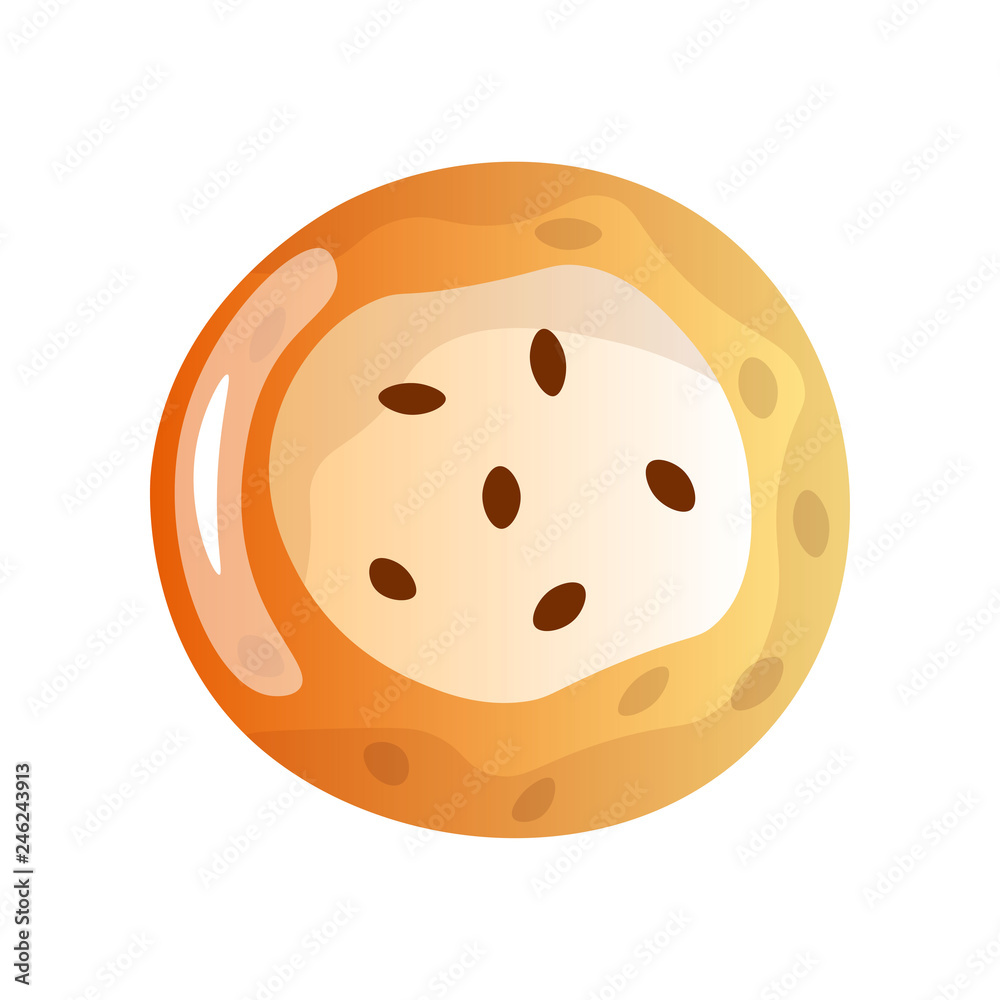 Fototapeta premium Homemade pastries with a crisp. Freshly baked handmade bread.