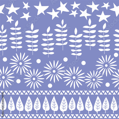 Vector seamless pattern. Greeting card backdrop design. Hand drawn background