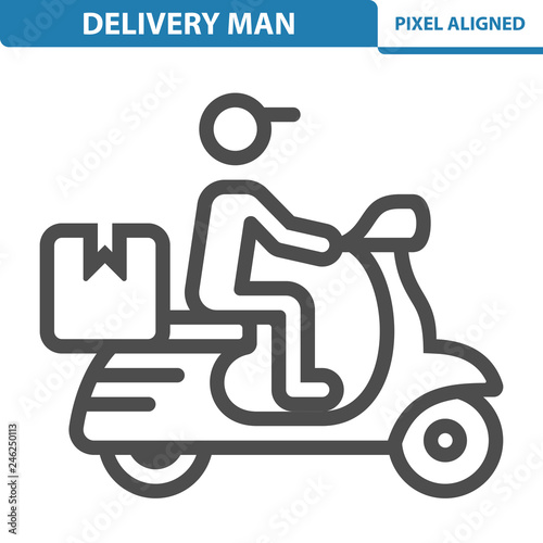 Delivery Man Icon