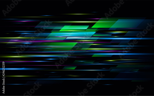 High speed. Hi-tech. Abstract technology background. Vector illustration