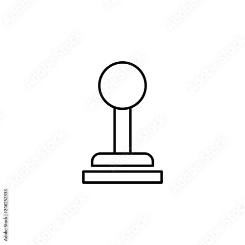 gear, shift, controls, lever outline icon. Can be used for web, logo, mobile app, UI, UX