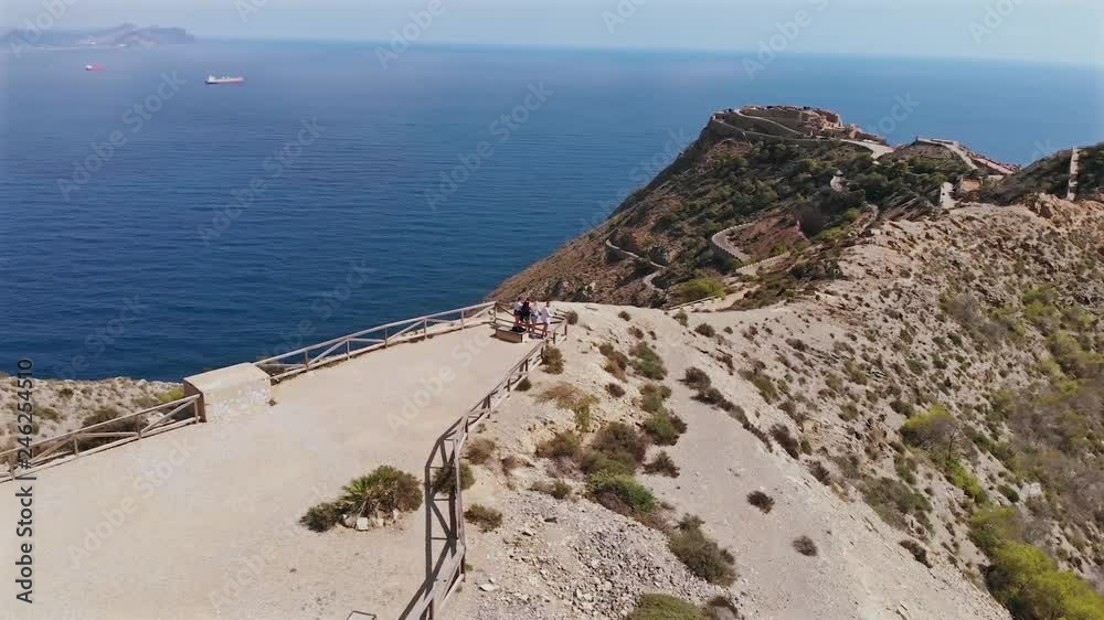 Arial view of Battery Castillitos Arial view of Battery Castillitos