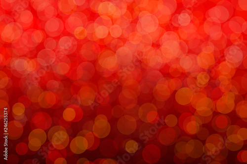 Red background with bokeh effects
