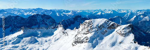 Zugspitzplatt and alpine view