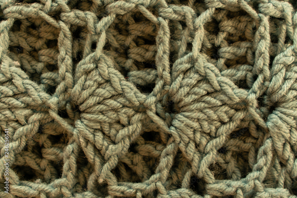Brown crochet texture