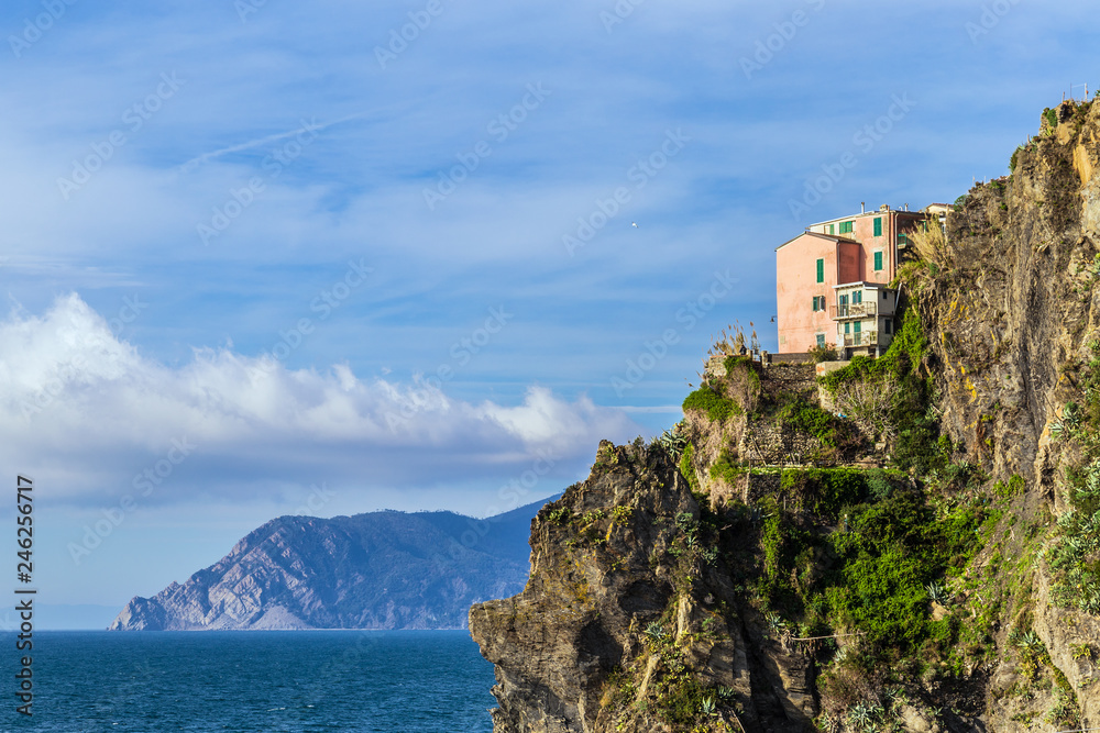 Seascape in Liguria, Italy (Cinque Terre)