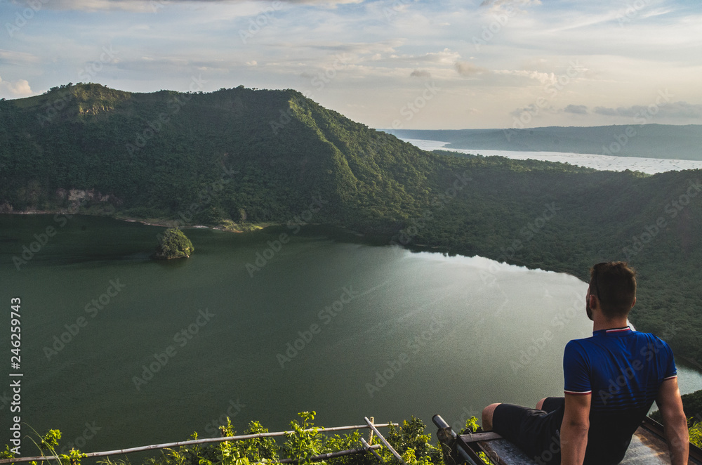 Fototapeta premium Taal Volcanoe