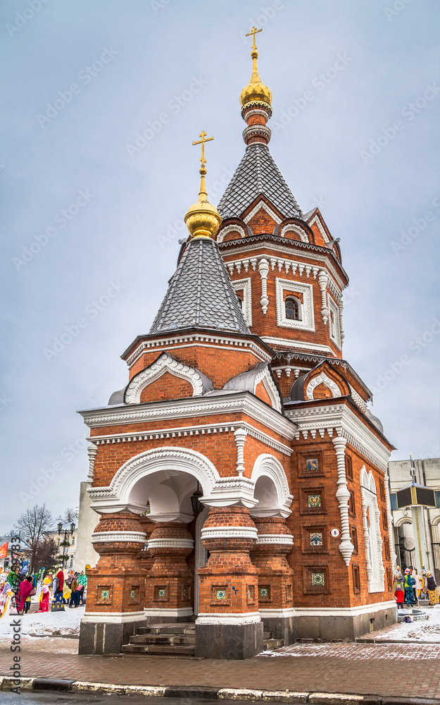 Fototapeta premium The Alexander Nevsky Chapel in Yaroslavl
