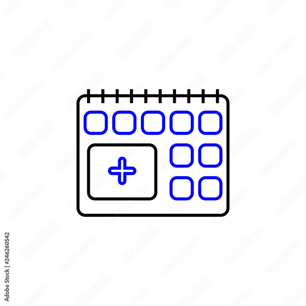 Medical appointment icon. Element of Medical icon for mobile concept and web apps. Detailed Medical appointment icon can be used for web and mobile Medical appointment icon. Element of Medical icon for mobile concept and web apps. Detailed Medical appointment icon can be used for web and mobile
