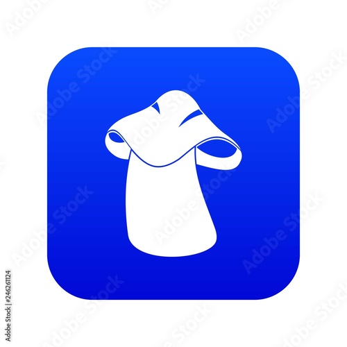 Boletus icon digital blue for any design isolated on white vector illustration