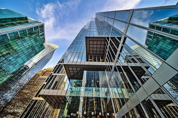 skyscrapers in downtown