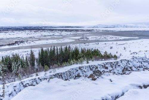 Wallpaper Mural Eis über Thingvellir-Nationalpark in Island Torontodigital.ca