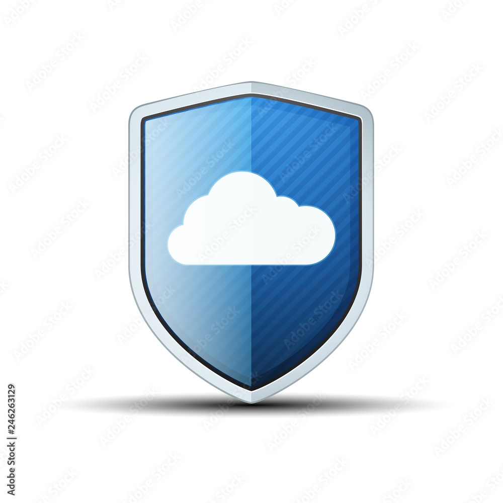 Cloud Shield Protection illustration Cloud Shield Protection illustration