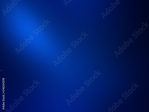 Blue gradient background, abstract illustration of deep water