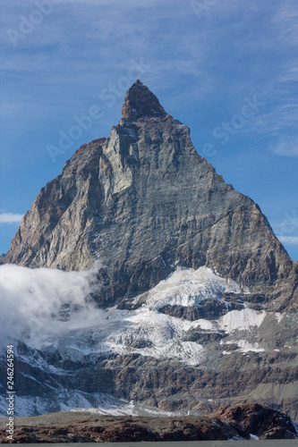 mountains in winter, Matterhorn Switzerland