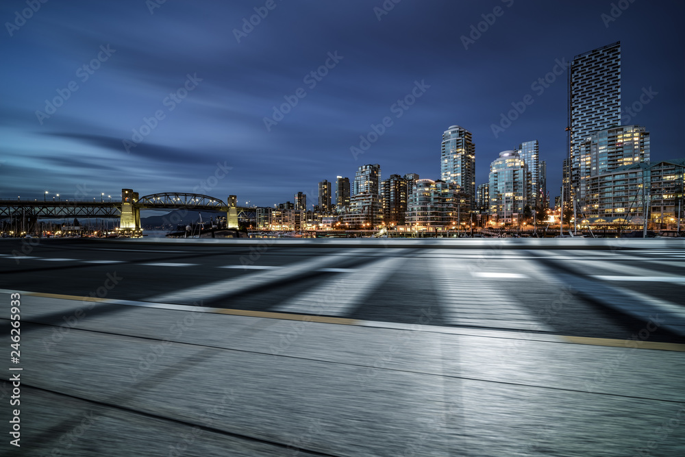 Fototapeta premium empty road