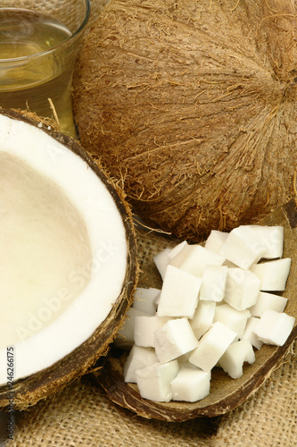 Fresh Coconut with Juice
