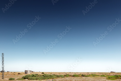 landscape image, romney marsh coastline