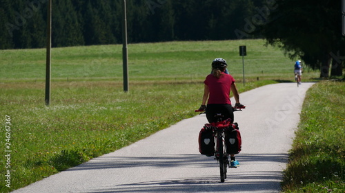 Munich Venice cycle track through the dolomits