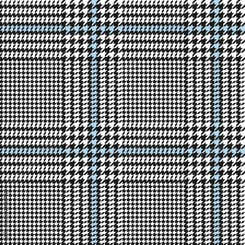 vector houndstooth seamless black and white pattern