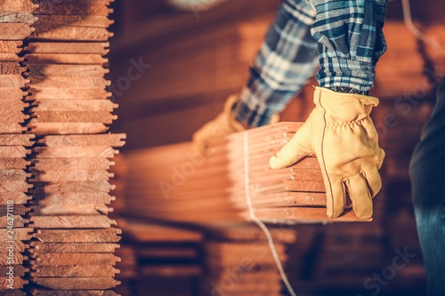 Принти на полотні Hardwood Flooring Panels