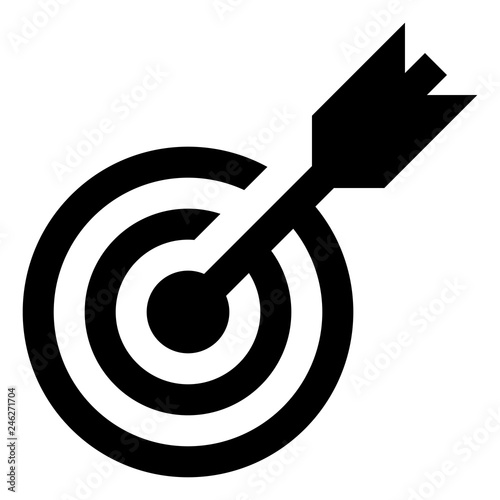 Target Bullseye Vector Icon photo