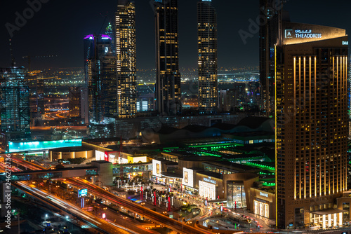 Dubai dowtown skyscrapers, United arabic emirates © Artofinnovation