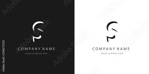 s logo letter design	